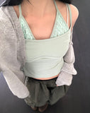 Sucheu Halter Layer Sleeveless