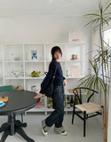 Enshio Rollup Raw Denim Pants