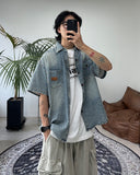 Kaiden Patch Denim Shirt