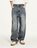 Track Balloon Denim Pants