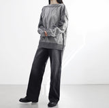 Hanne Black Denim Washing Denim Pants