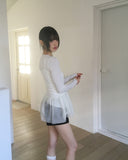 Niall Chiffon Tulle Tiered Layered Sleeveless One Piece