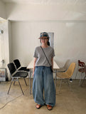 Ruami Cut Balloon Wide Denim Pants