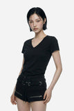 X Eyelet Shorts