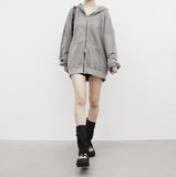 [NONCODE] (Unisex) Miffen Two-Way Washing Hood Zip Up