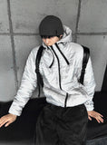 Tech Multi zipper Hood Lightweight Padding