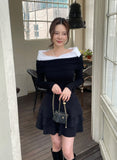 Beckin Span Mini Tiered Skirt Pants