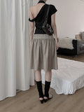 Tib Dot Midi Skirt