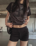 Micro banding short pants