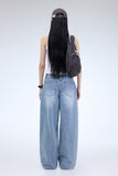 Rousey Damage Wide Jeans