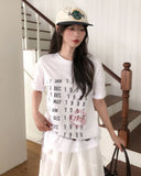 Code Vintage Lettering Short Sleeve