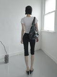 Cello Shirred Round Short Sleeve Tee