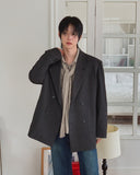 Roden Autumn Check Double Over Blazer
