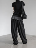 Mode Half-Neck Trench Blouse