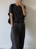 Maxi Minimal Short Sleeve Tee - Cotton 100