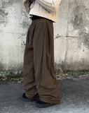[Plan/Two Way] Poa Winter Brushed Corduroy Side Pin Tuck Training Pants