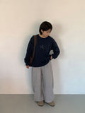 [Unisex] Pyoen Rivet Banding Training Balloon Wide Pants