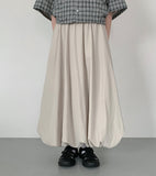 Demdo Banding Balloon Long Skirt