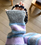 Levain Stripe Mix Round Knit