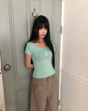 UL Ribbed Short Sleeve T-shirt