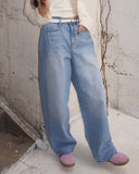 SIDE FOLD WASHING DENIM