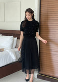 Newban Round Pearl Knit