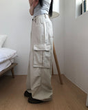 Felik Multi-Pocket Cargo Wide Pants