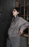 Silver Suede Jumper