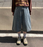 Pallid Pocket Denim Bermuda Pants