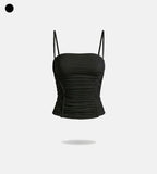 Summary Shirring Sleeveless
