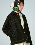 Stitch Washing Denim Jacket