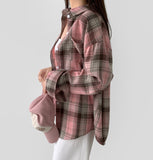 Today Check Loose Fit Long Sleeve Shirt