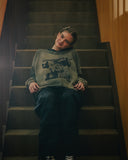 Run Picture Dyeing Sweatshirt