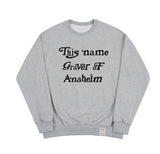 Cursive Lettering Sweatshirt