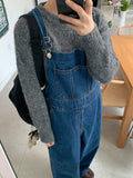 Uchiko denim suspender pants