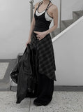 Senb Lace Layered Halter Sleeveless