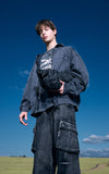 PINCH WIND CARGO DENIM PANTS