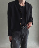 Lambus crop tweed jacket