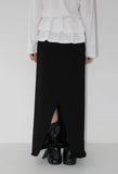 LETTERING MAXI SKIRT