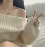 Christmas Off-shoulder Knit