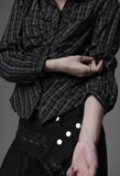 Tribe shirring check shirt