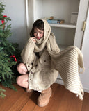 [wool20%] Ellie Bokashi Weaving Muffler