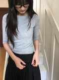 Chiri Boatneck Three Quarter Tee