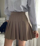 Log Pleated Bandng Skirt