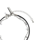 LAN ARCHIVE Leather Layered Jewelry Bracelet