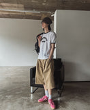 Mirdi Bermuda Pintuck Cotton Pants