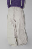 CURVED TRACK NYLON PANTS