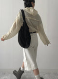 Yoru Dot See-through Hooded Jumper