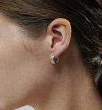 Noailles Silver (C) Triple Round Earrings