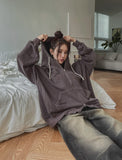 Noxie Pigment Embroidered Two-Way Hood Zip Up